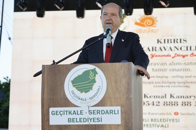 Cumhurbaşkanı Tatar, 1.Geçitkale-Serdarlı Belediyesi “Kültür ve Sanat Festivali” açılışına katıldı