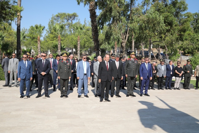 “15 Temmuz Demokrasi ve Milli Birlik Günü” nedeniyle Boğaz Şehitliği’nde tören düzenlendi