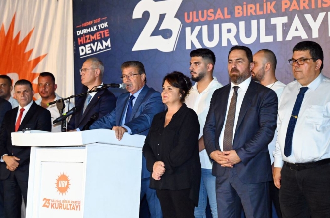 UBP Genel Başkanı, Başbakan Üstel, Lefke’de mazbata törenine katıldı