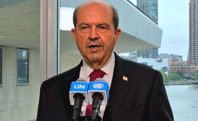 Cumhurbaşkanı Ersin Tatar: “Genel Sekreter Antonio Guterres ile samimi ve verimli bir toplantı gerçekleştirdik”