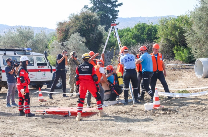 “Sivil Savunma, Afet Yönetimi ve Müdahale Tatbikatı-2024” Gemikonağı’nda yapıldı