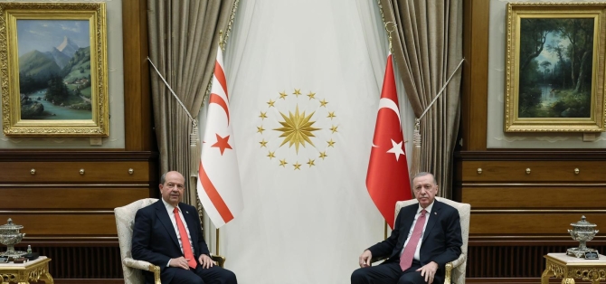 Cumhurbaşkanı Tatar, TC Cumhurbaşkanı Erdoğan ile görüştü