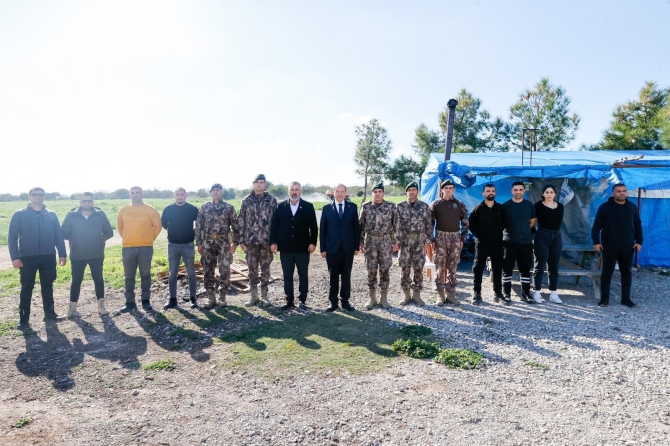 Cumhurbaşkanı Tatar, Yiğitler Pile Yolu’nda incelemelerde bulundu