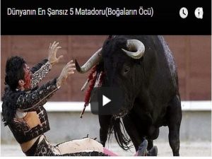 Dünyanın En Şansız 5 Matadoru ( Boğaların Öcü  +18 )